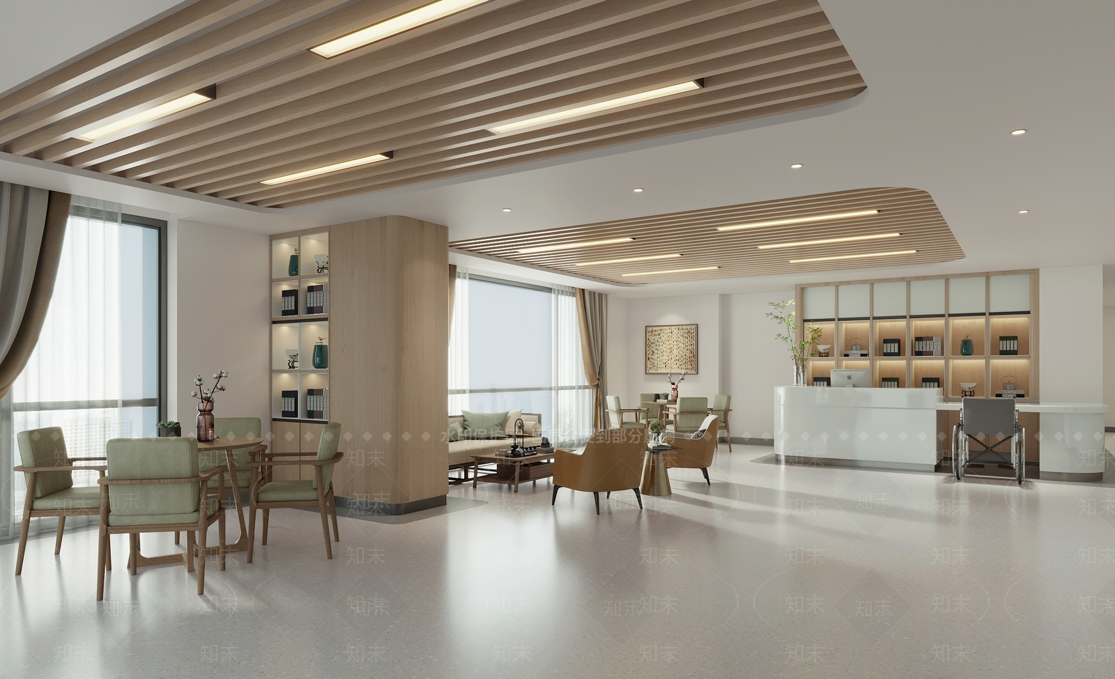 现代公司大堂3D模型下载【ID:1139573693】