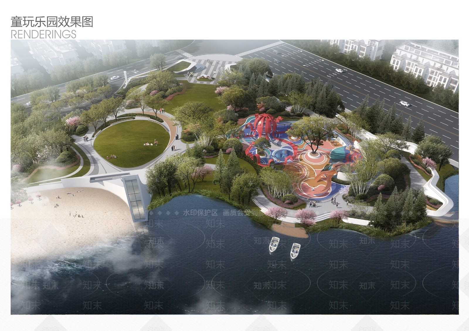 现代儿童活动区SU模型下载【ID:1139574917】