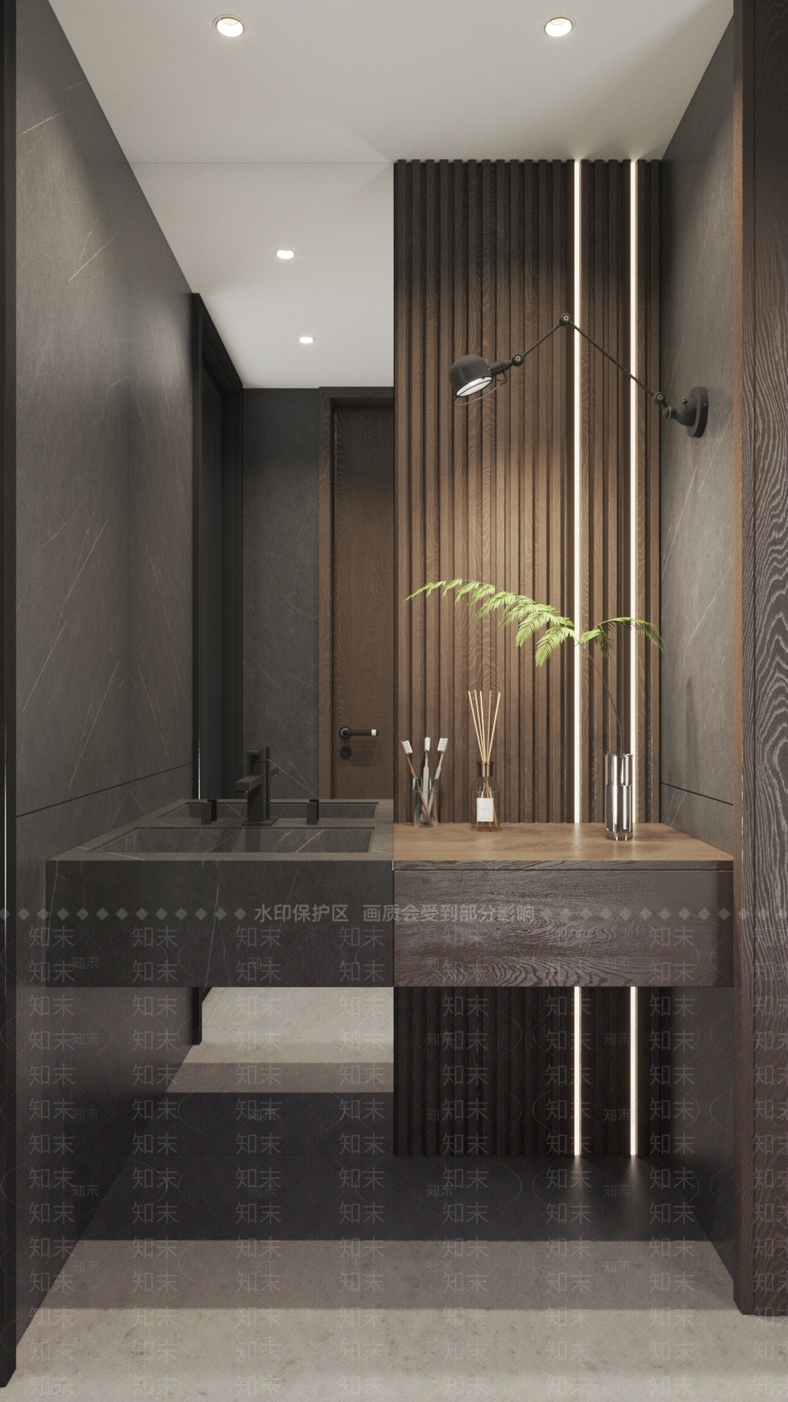 卫生间洗手台3D模型下载【ID:1139579965】