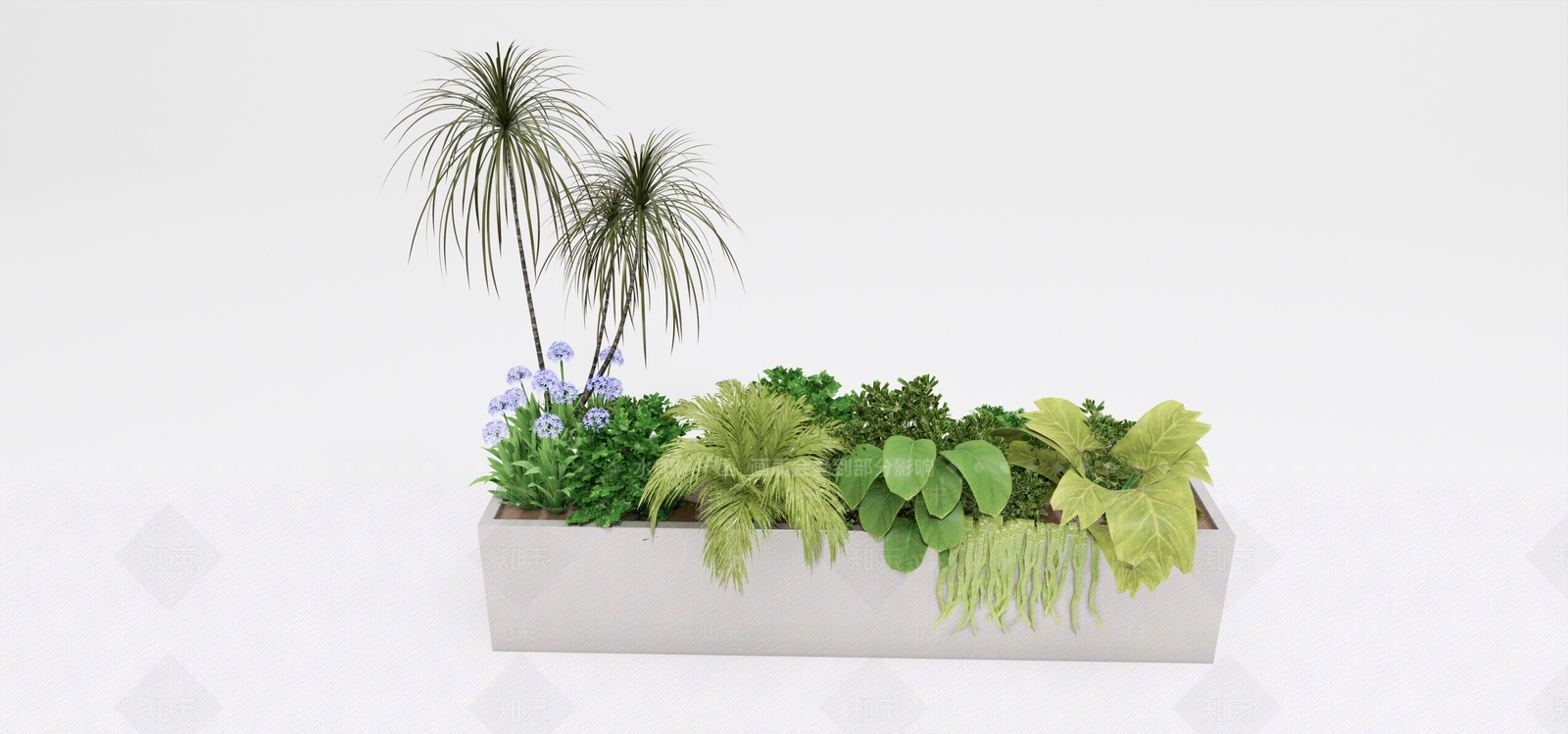 阳台花池SU模型下载【ID:1139580424】