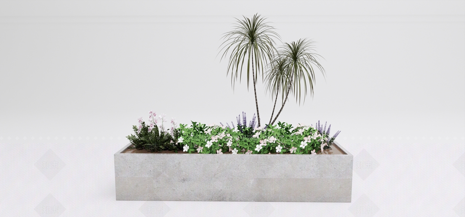 阳台花池SU模型下载【ID:1139580418】