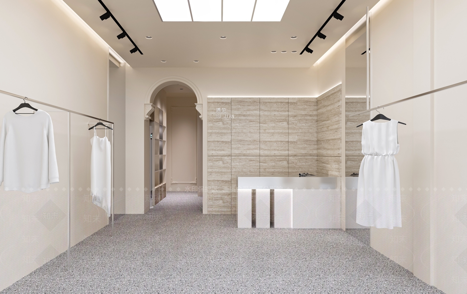 现代服装店3D模型下载【ID:1139587833】