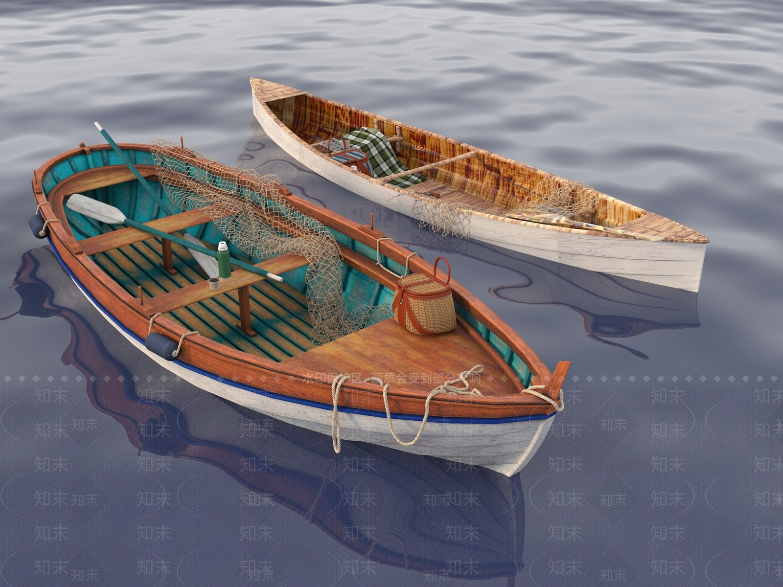现代木船3D模型下载【ID:1139588190】