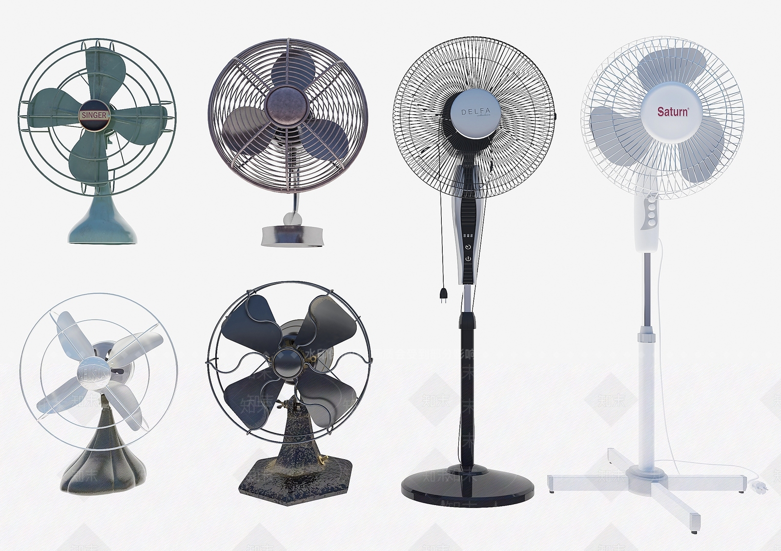 电风扇3D模型下载【ID:1139633173】