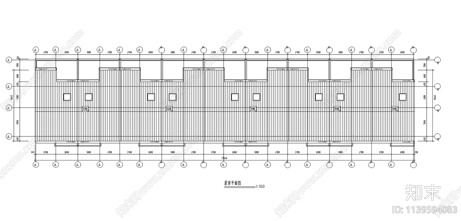 多层住宅建筑cad施工图下载【ID:1139594083】