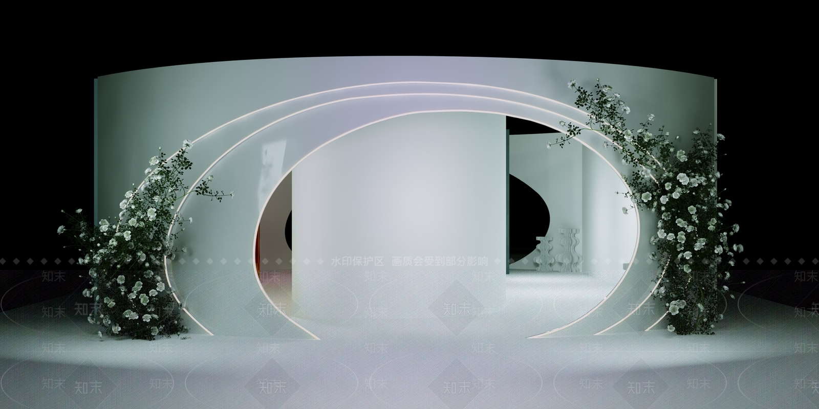 现代美陈3D模型下载【ID:1139602923】