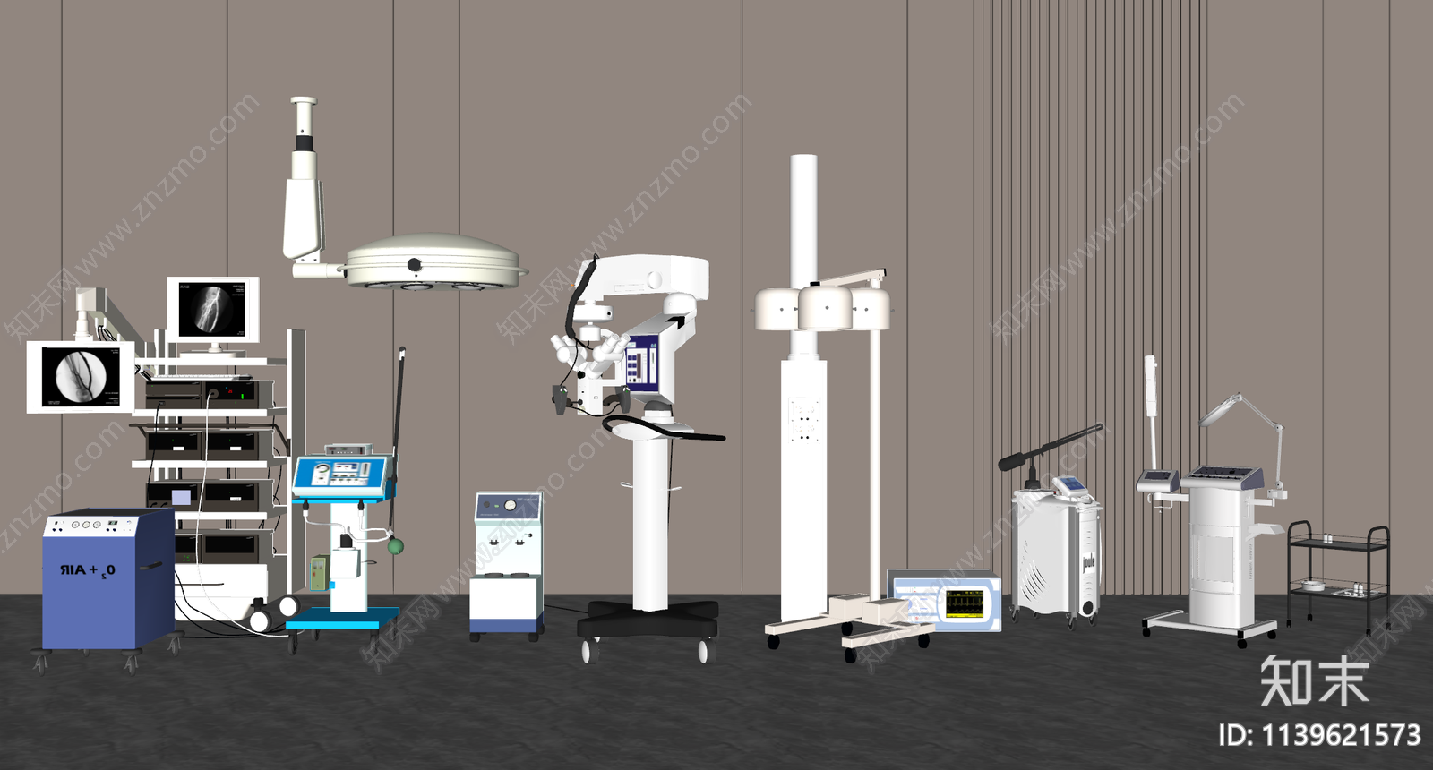 医院医疗器材SU模型下载【ID:1139621573】