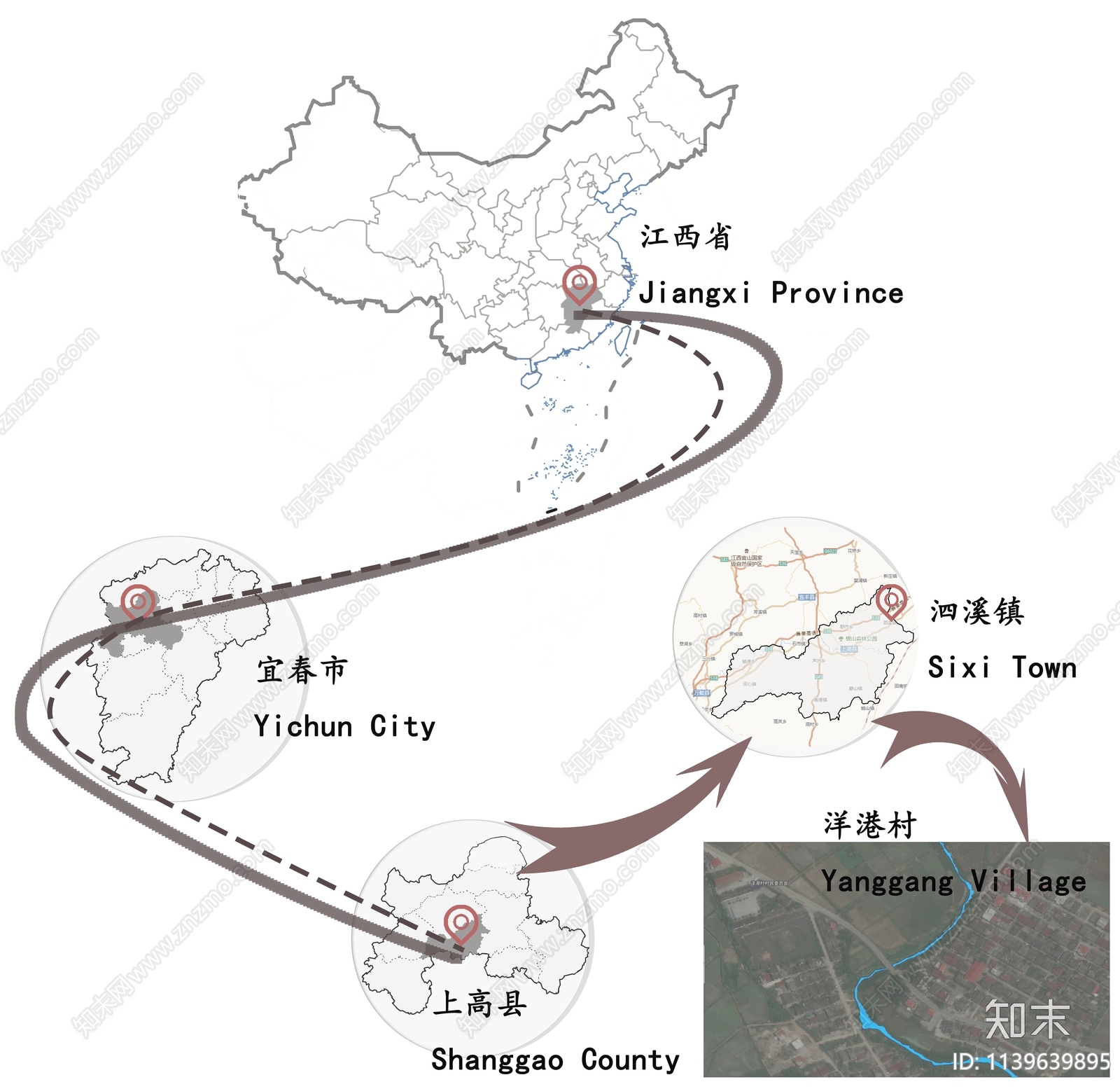 区位分析图设计素材精品下载_知末网