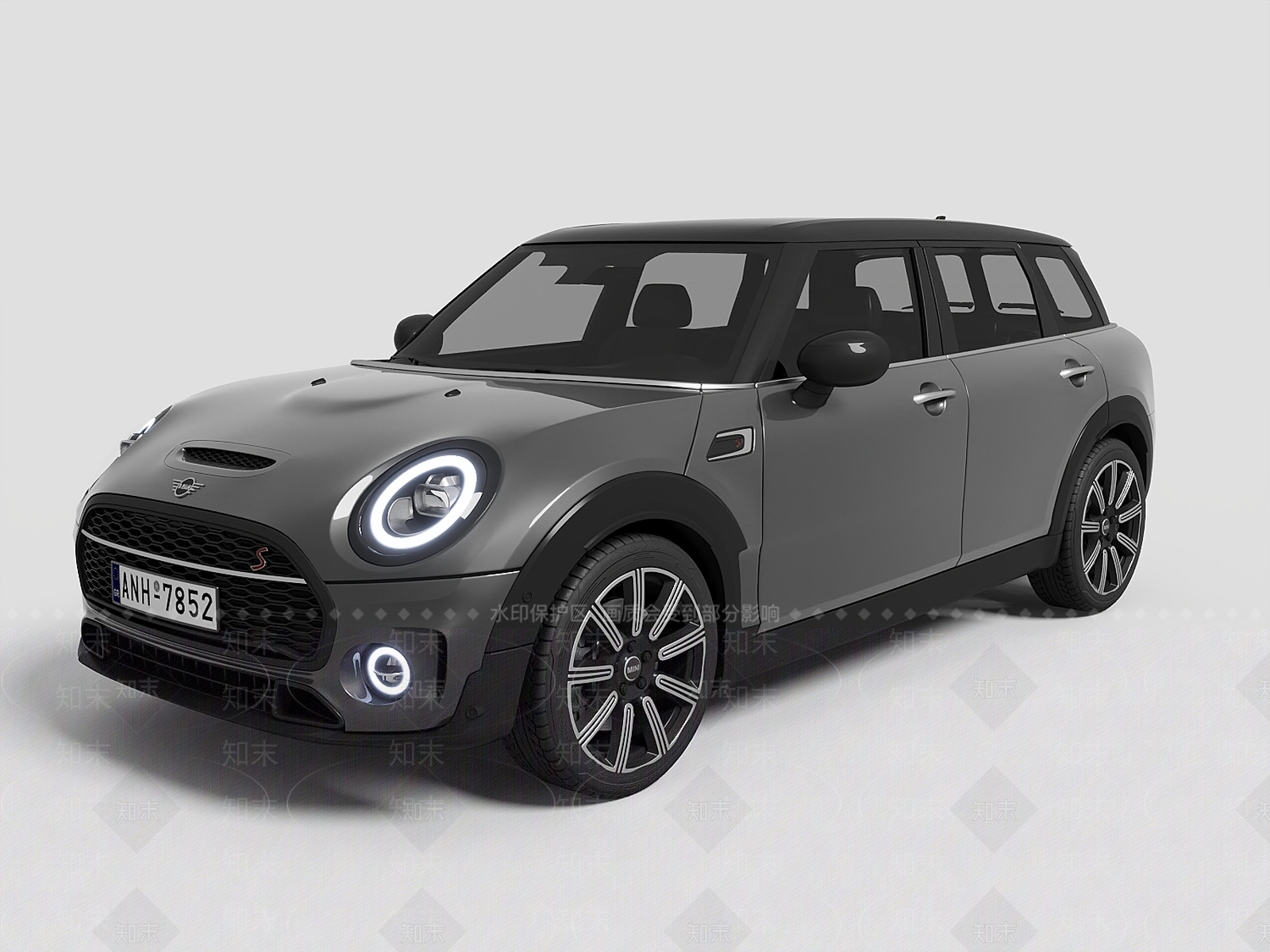 奔驰mini汽车3D模型下载【ID:1139659820】