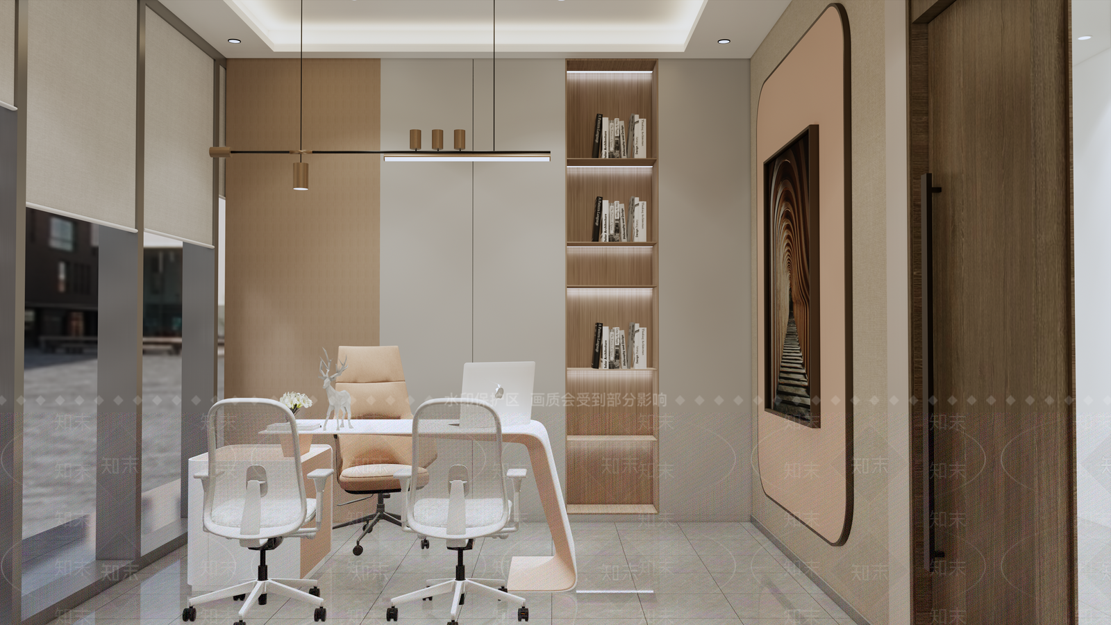 现代候诊区SU模型下载【ID:1139661672】