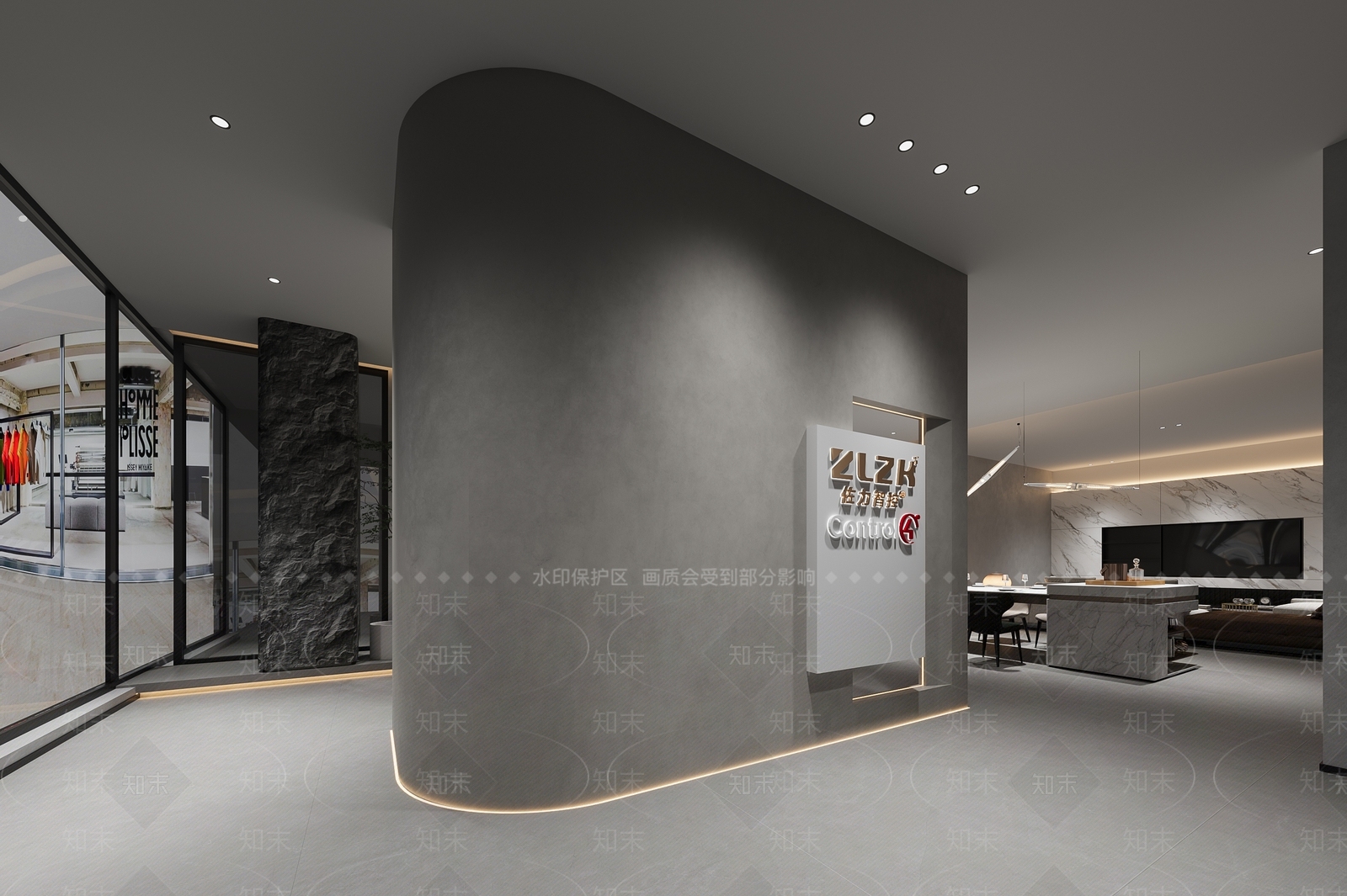 现代智能家居展厅3D模型下载【ID:1139668358】