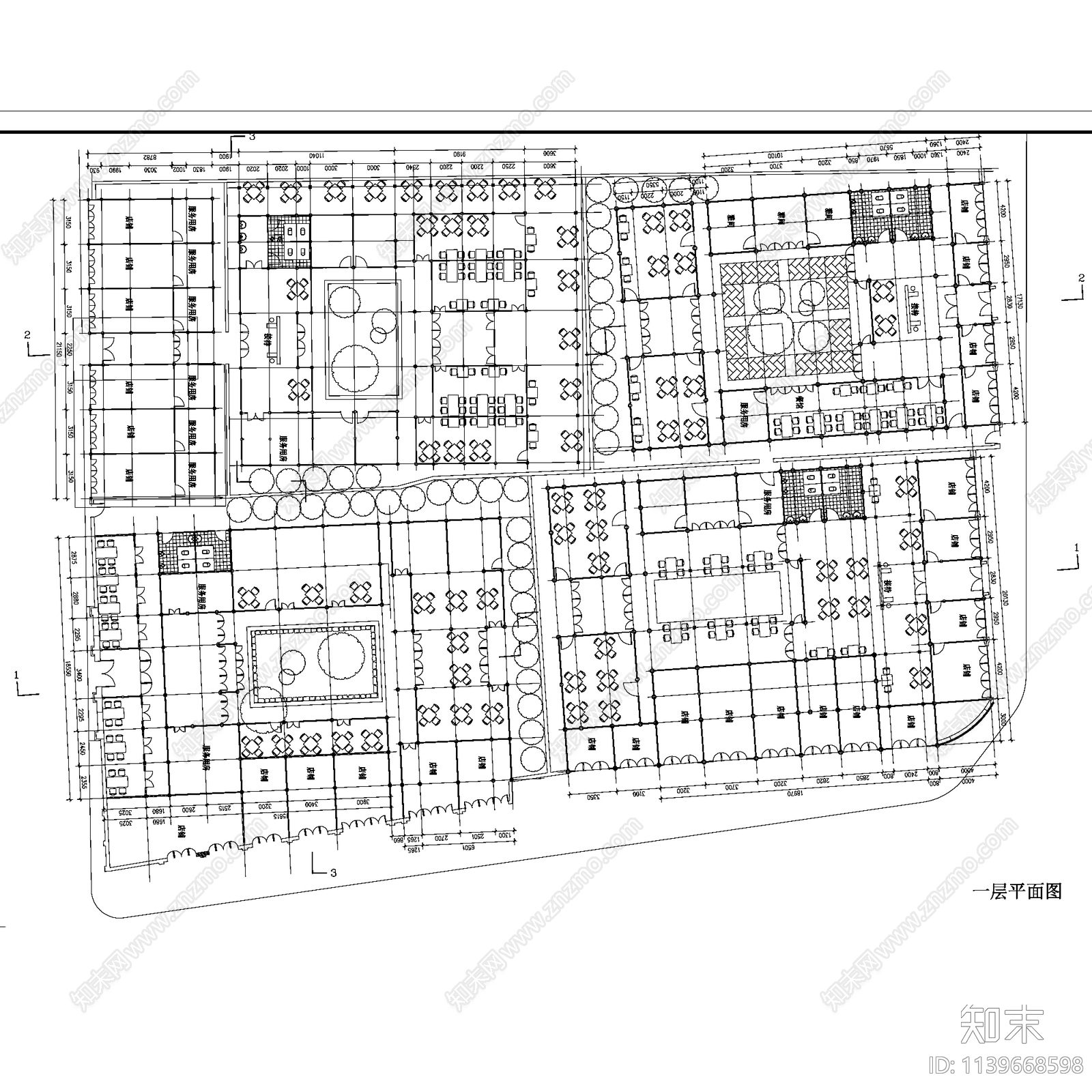 成都宽窄巷子历史文化保护街区建筑cad施工图下载【ID:1139668598】