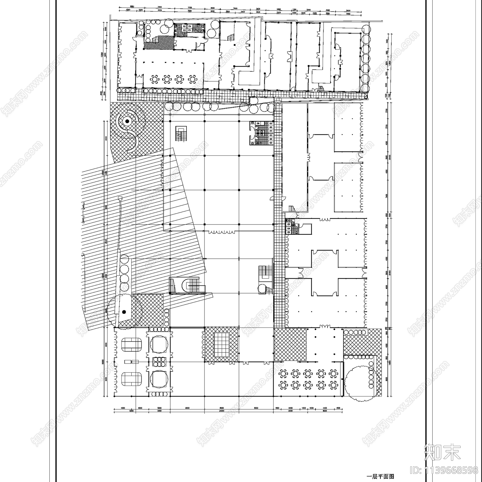 成都宽窄巷子历史文化保护街区建筑cad施工图下载【ID:1139668598】