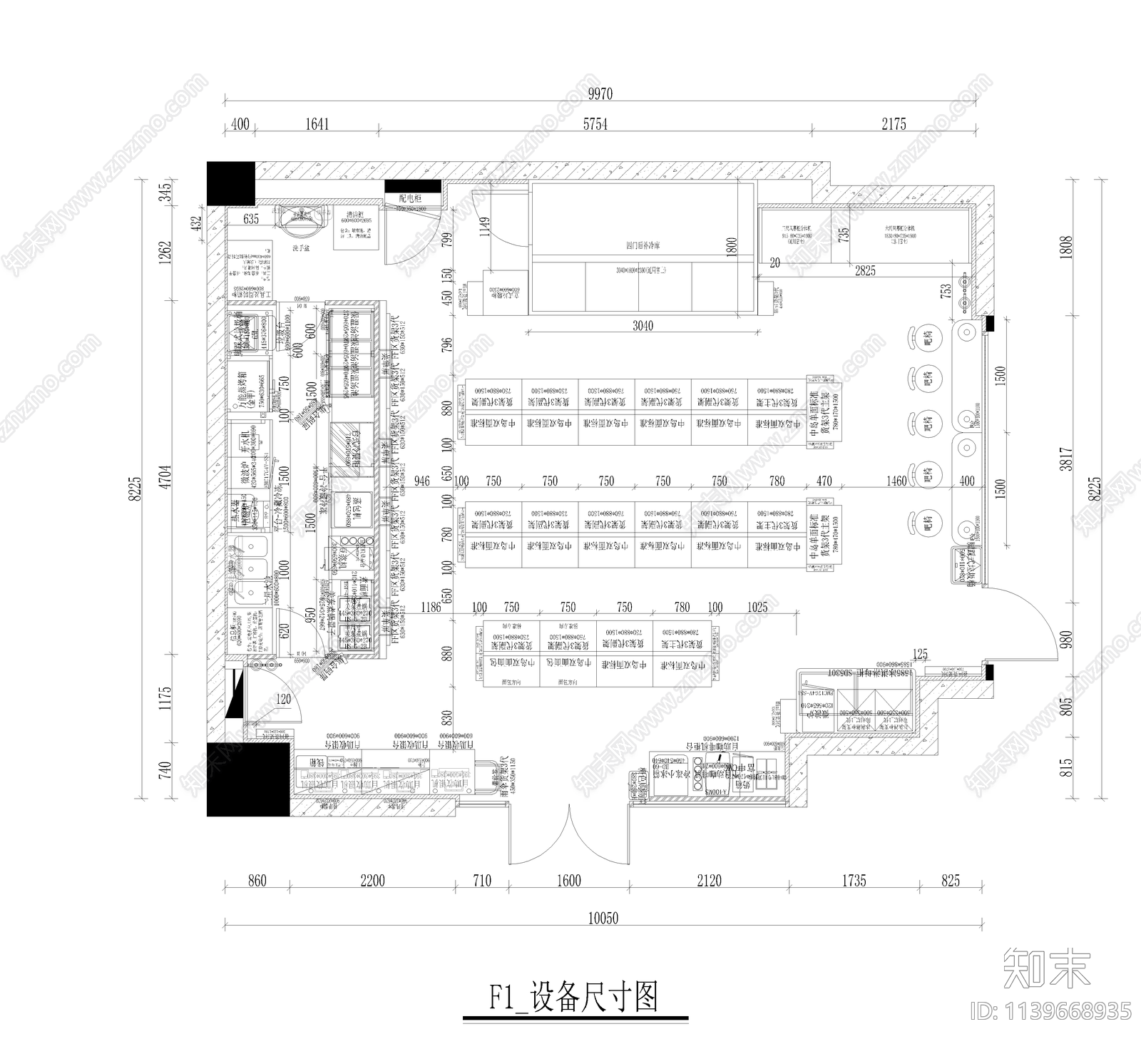 超市装饰cad施工图下载【ID:1139668935】