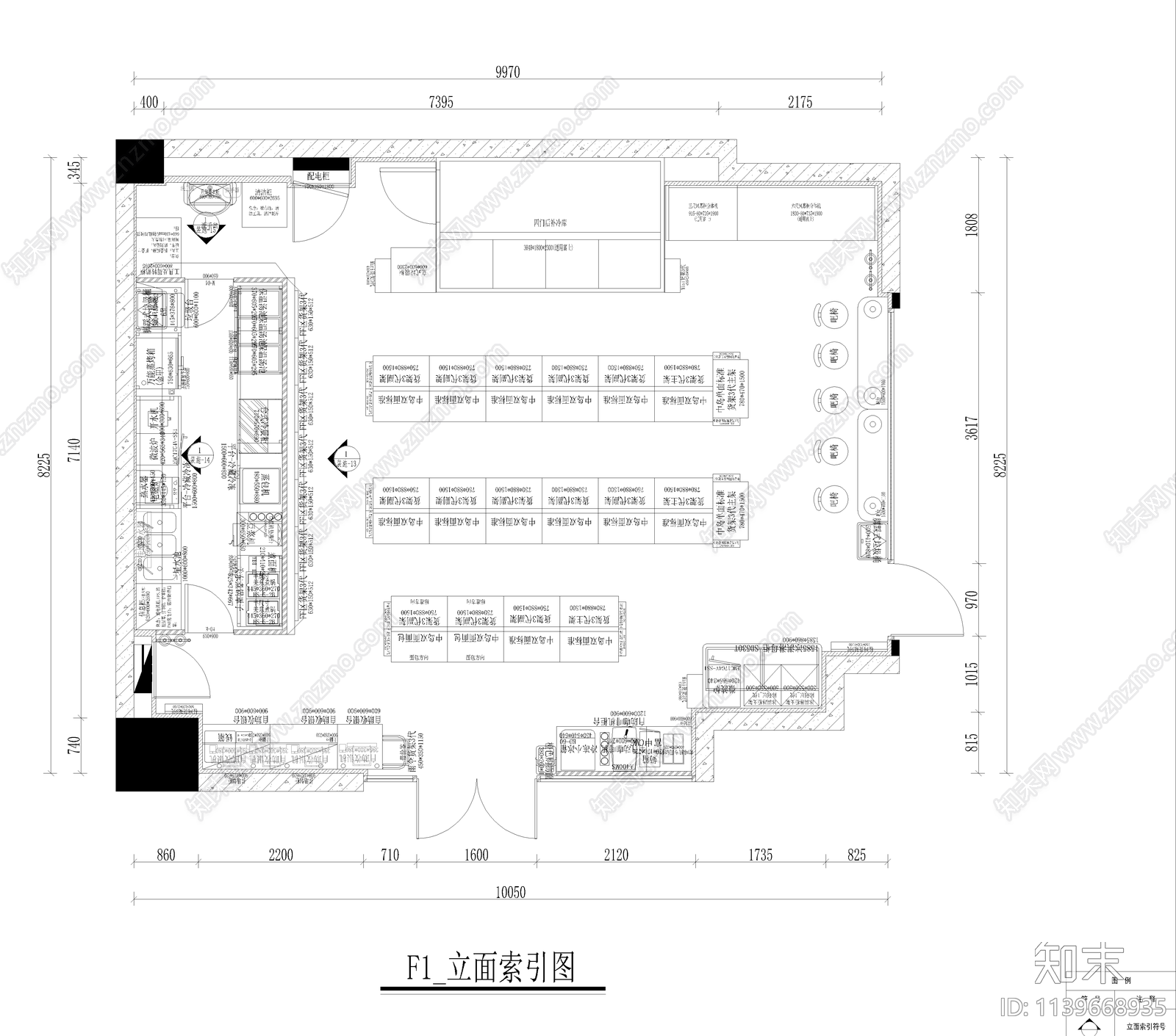 超市装饰cad施工图下载【ID:1139668935】