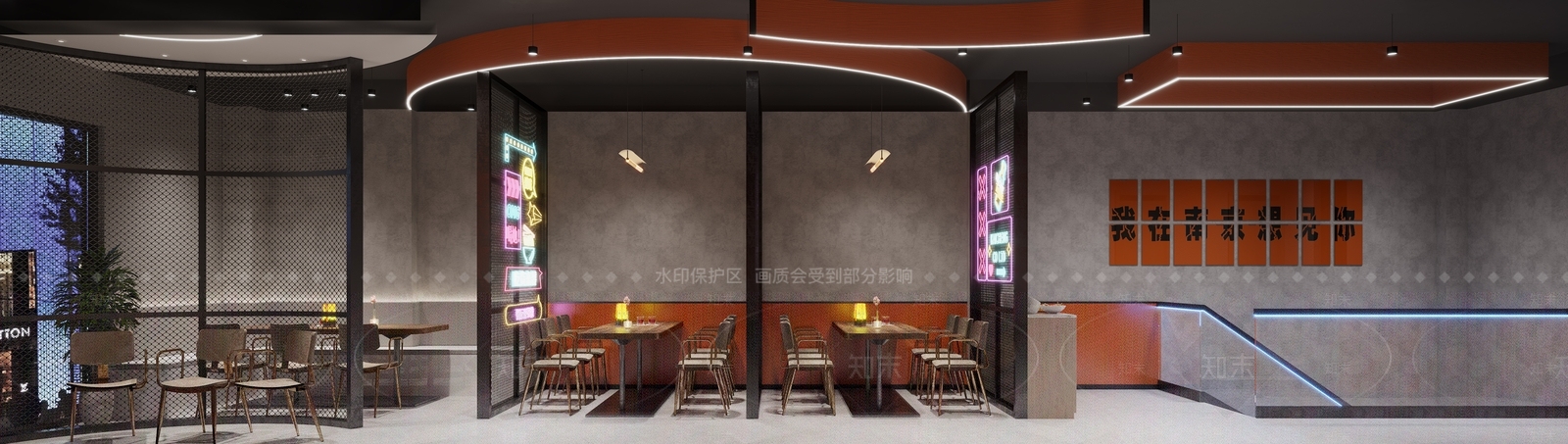 现代烧烤店3D模型下载【ID:1139671419】