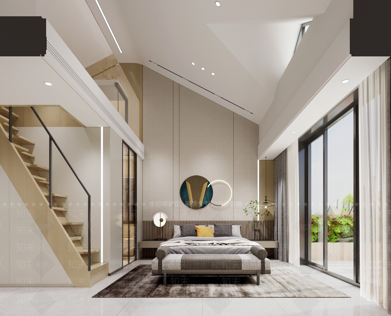 现代单身公寓3D模型下载【ID:1139685551】