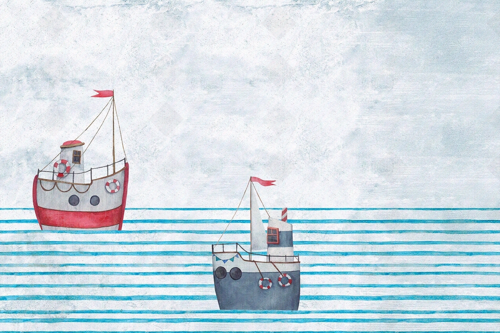 现代儿童房壁纸贴图下载【ID:1139689050】