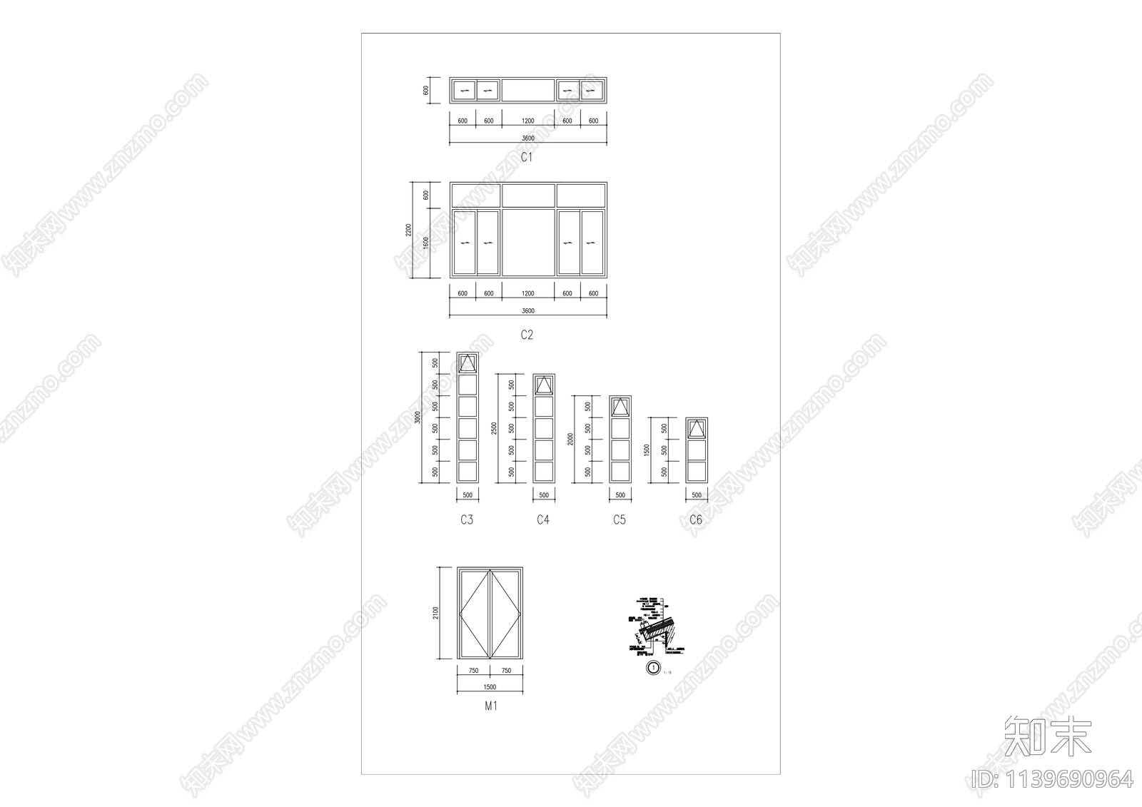 设备房建筑详图cad施工图下载【ID:1139690964】