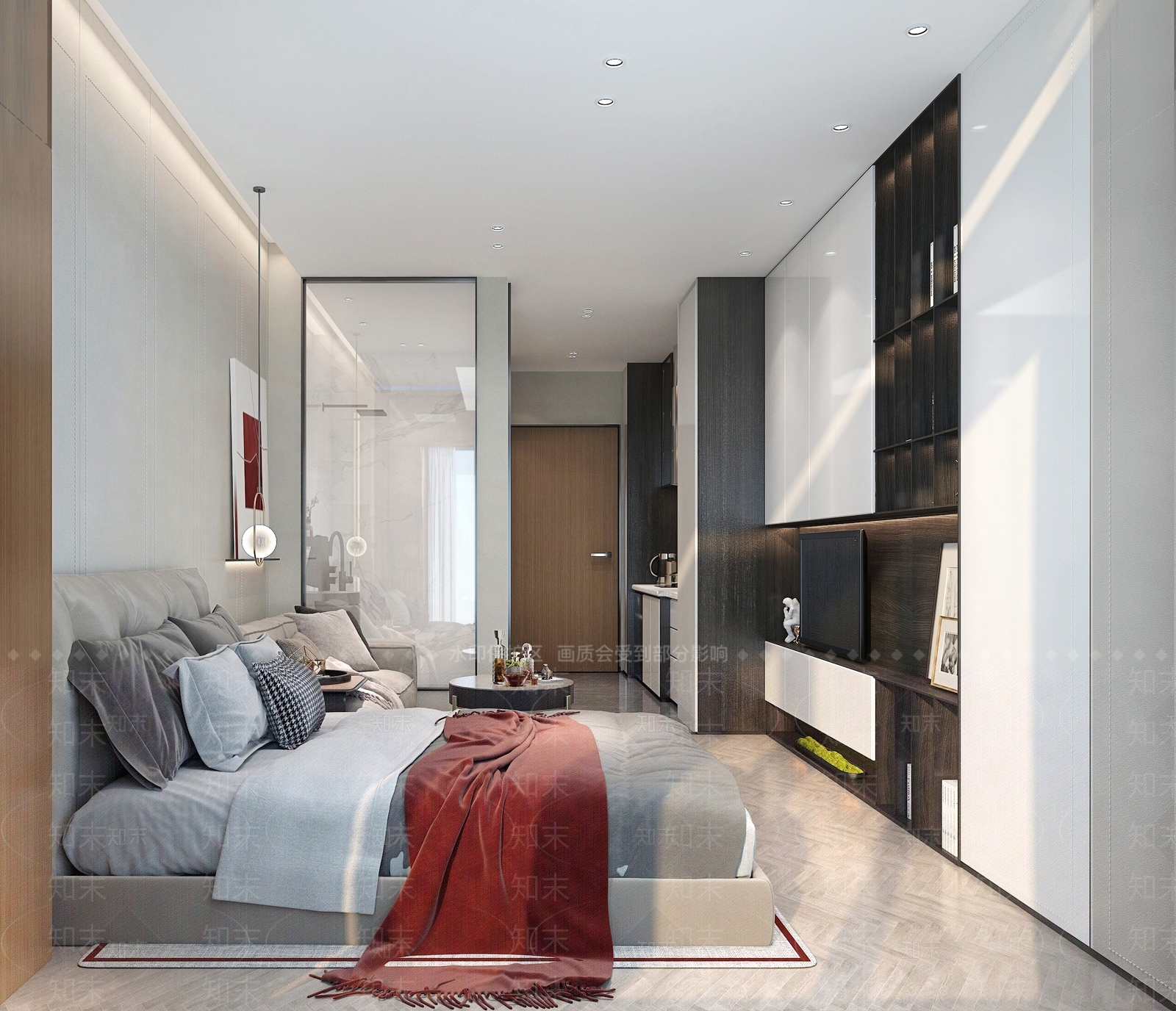 现代单身公寓3D模型下载【ID:1139707726】