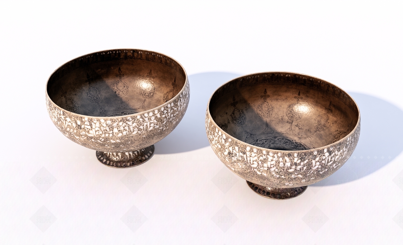 中式陶瓷器皿SU模型下载【ID:1139717200】