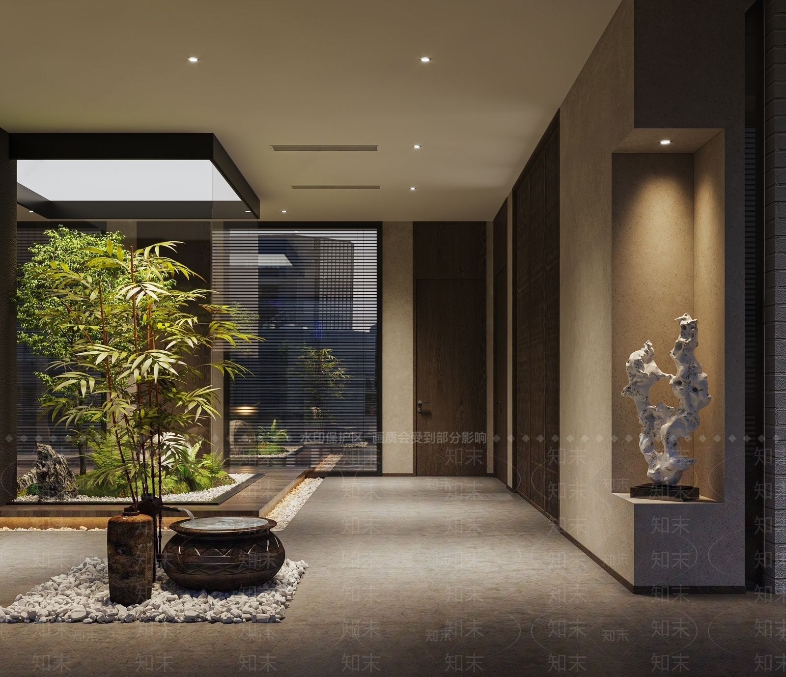 新中式植物组合SU模型下载【ID:1139718040】_知末su模型网