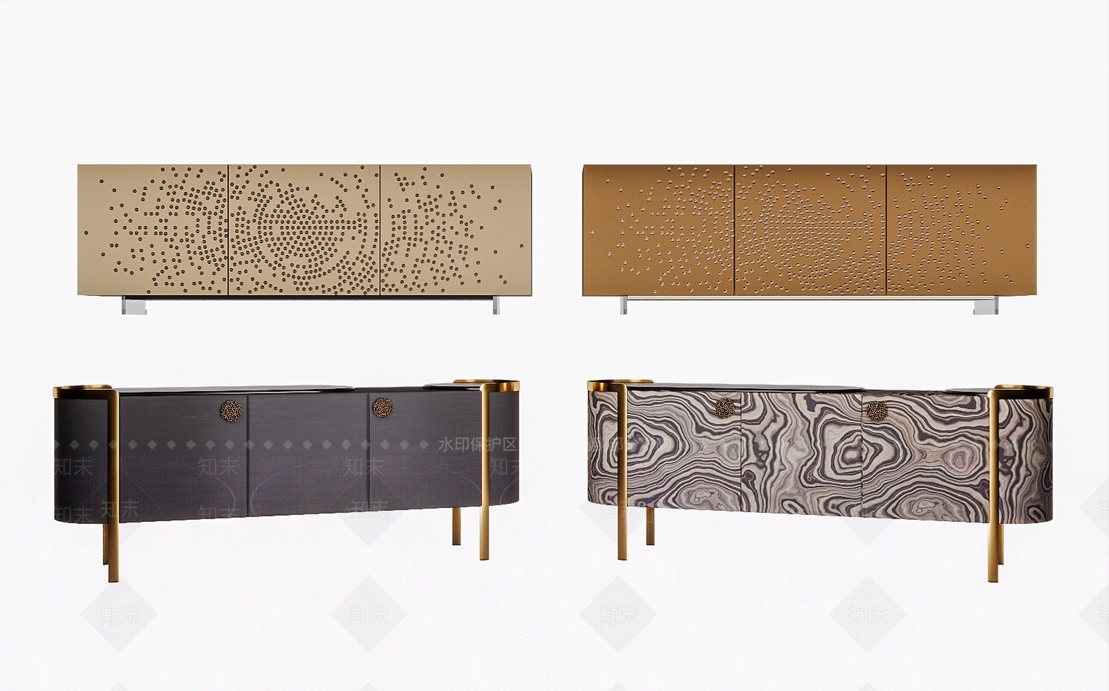 现代电视机柜SU模型下载【ID:1139726242】