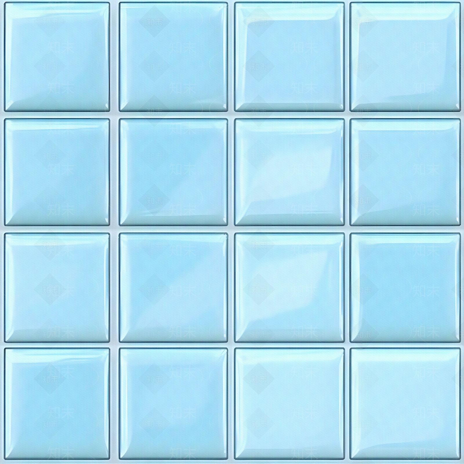 无缝浅蓝色地中海马赛克贴图下载【ID:1139727773】