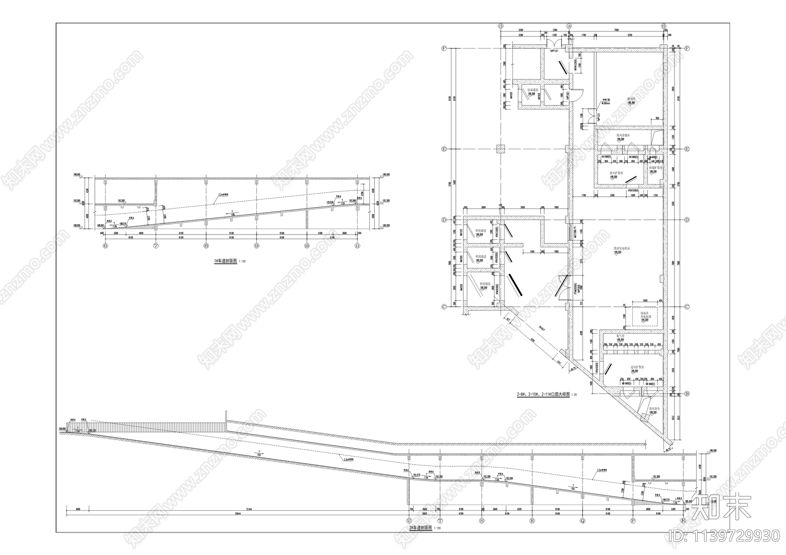 人防密闭门及战时通风防护设施工程cad施工图下载【ID:1139729930】