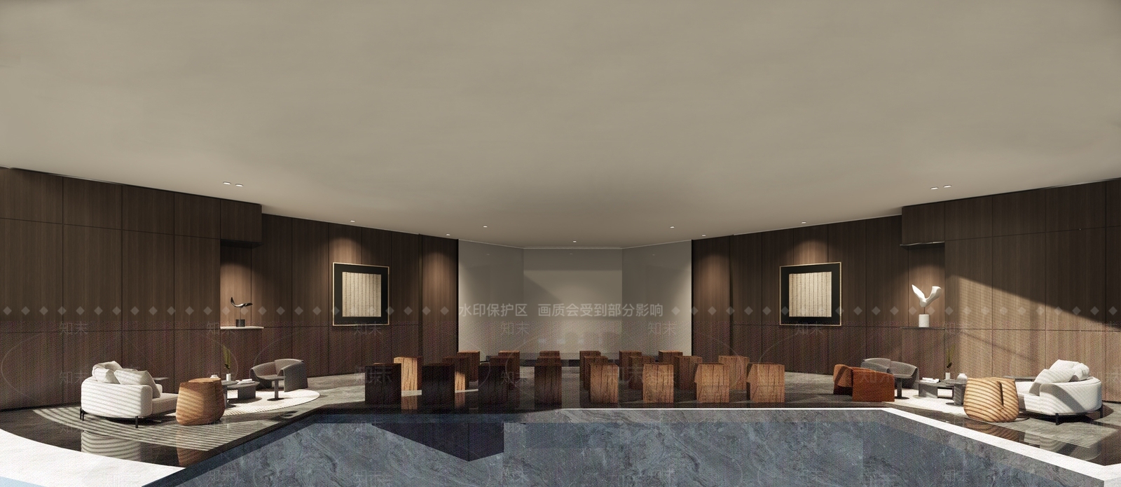 新中式家具展厅3D模型下载【ID:1139737253】