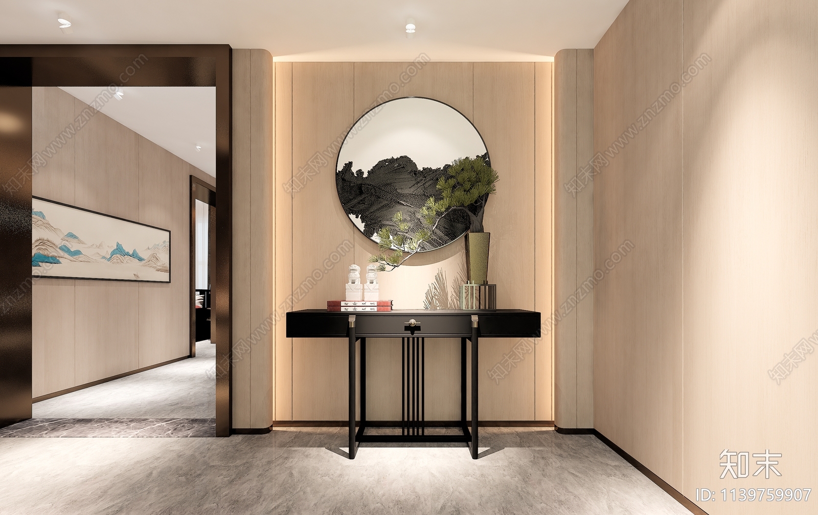 小会所室内装饰cad施工图下载【ID:1139759907】