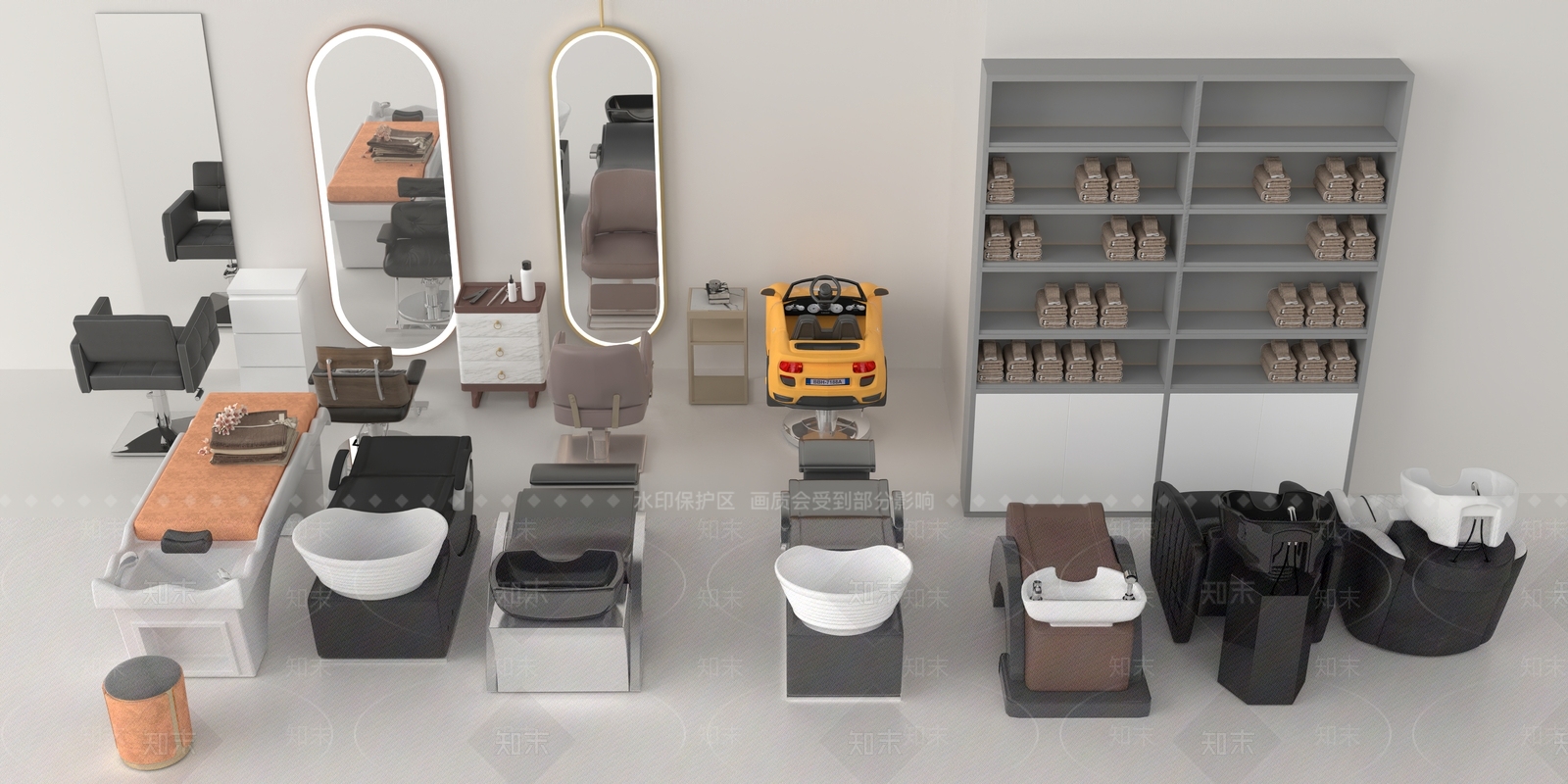 现代理发店椅3D模型下载【ID:1139761302】