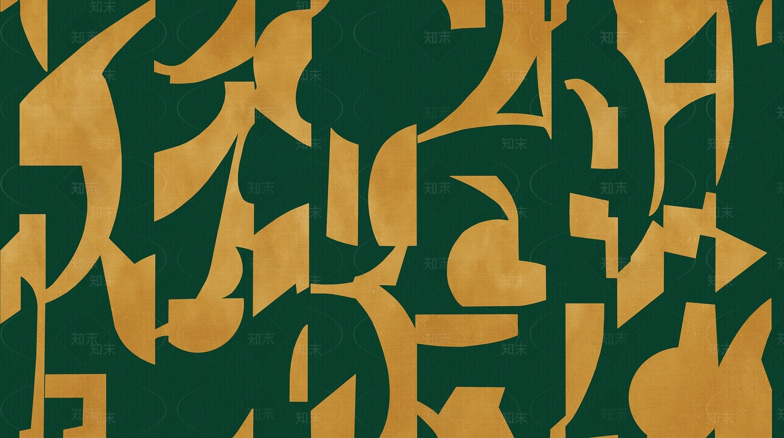 抽象黄绿拼色图案壁纸贴图下载【ID:1139780610】