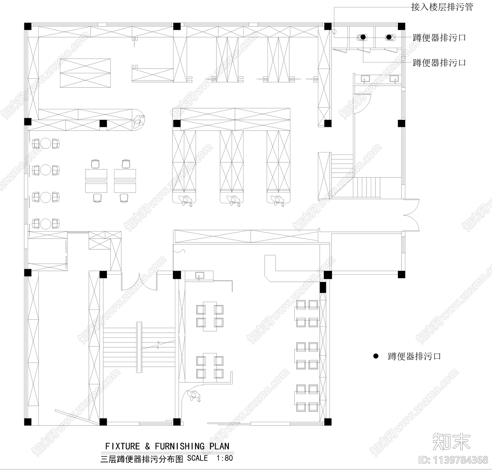 婚纱摄影店cad施工图下载【ID:1139784368】