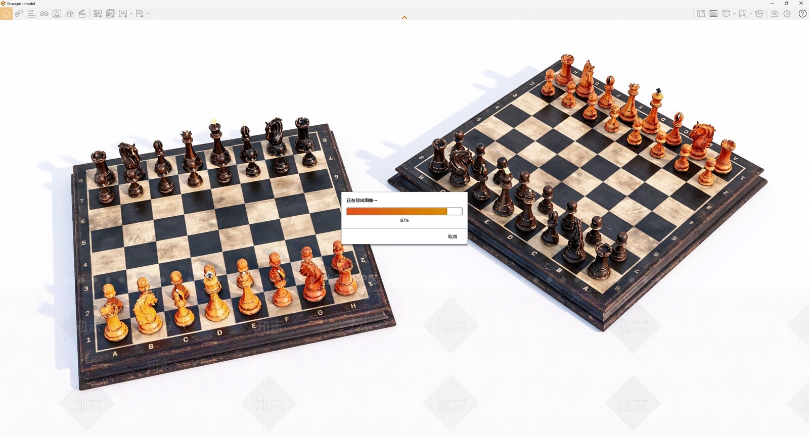 棋牌桌SU模型下载【ID:1139784909】