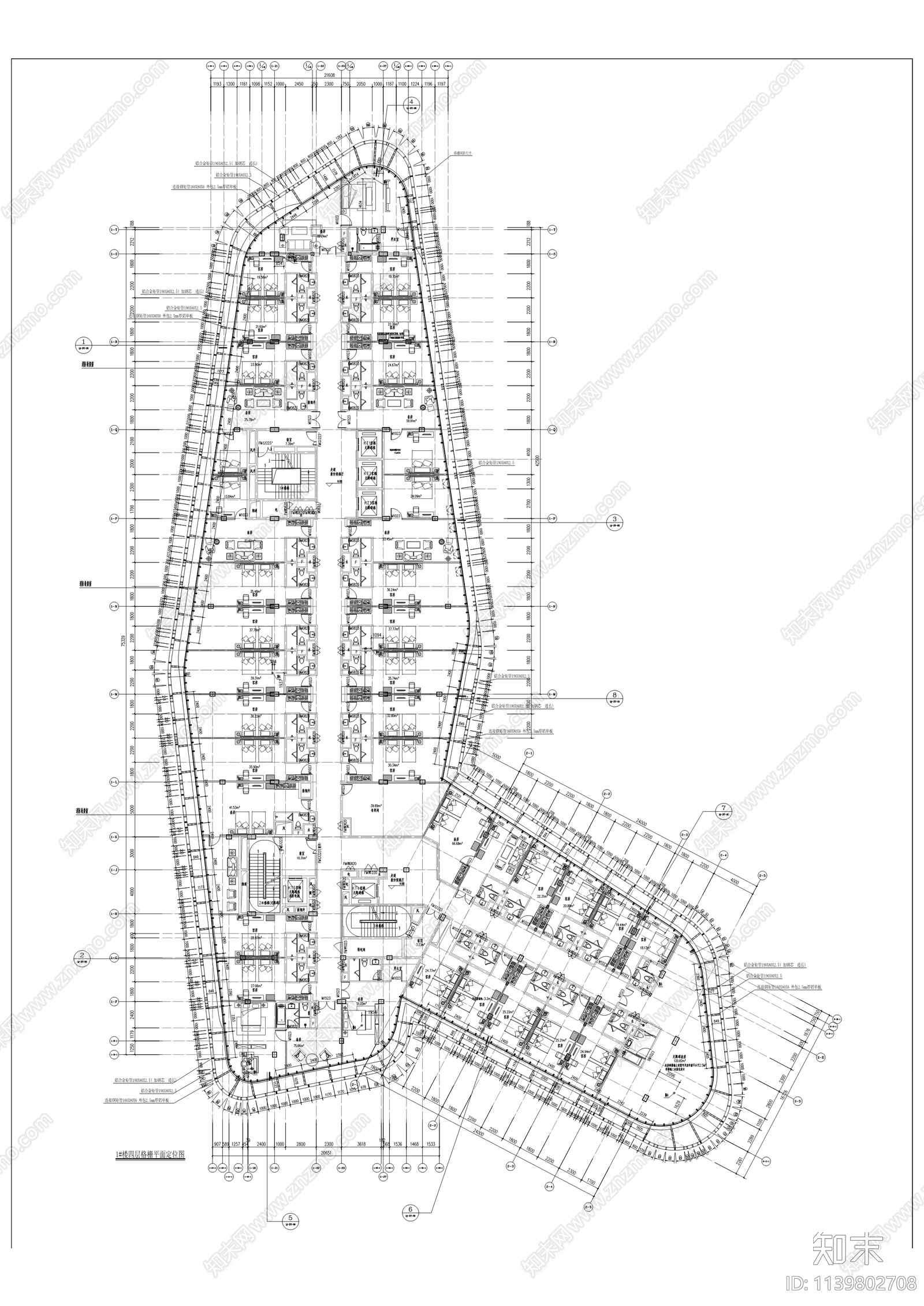 星际未来城一期项目幕墙工程cad施工图下载【ID:1139802708】