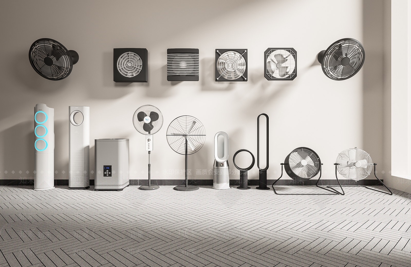 电风扇3D模型下载【ID:1139805751】