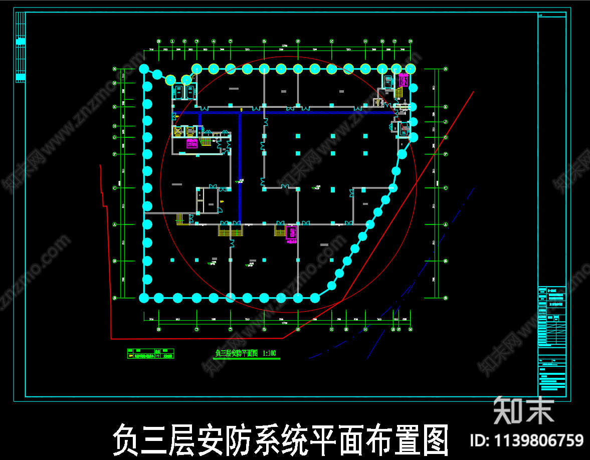 门诊住院综合楼智能化系统cad施工图下载【ID:1139806759】