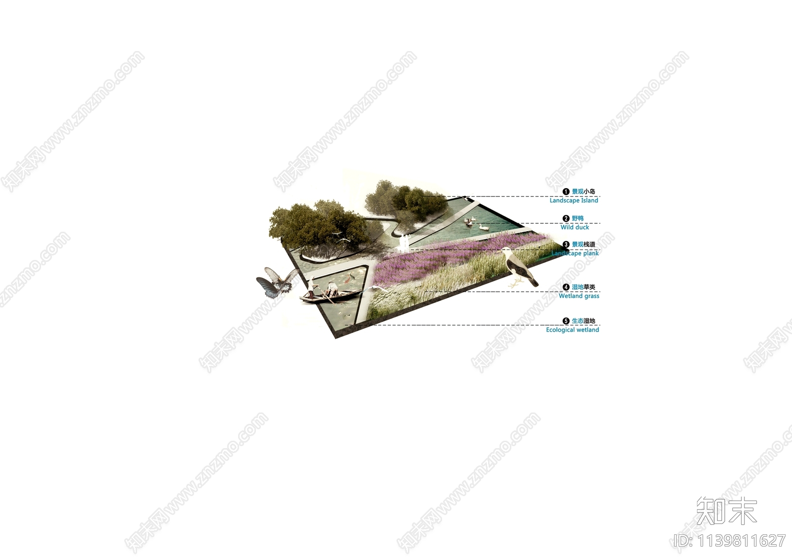 PSD免抠景观场景分析图贴图下载【ID:1139811627】_【知末网贴图库】
