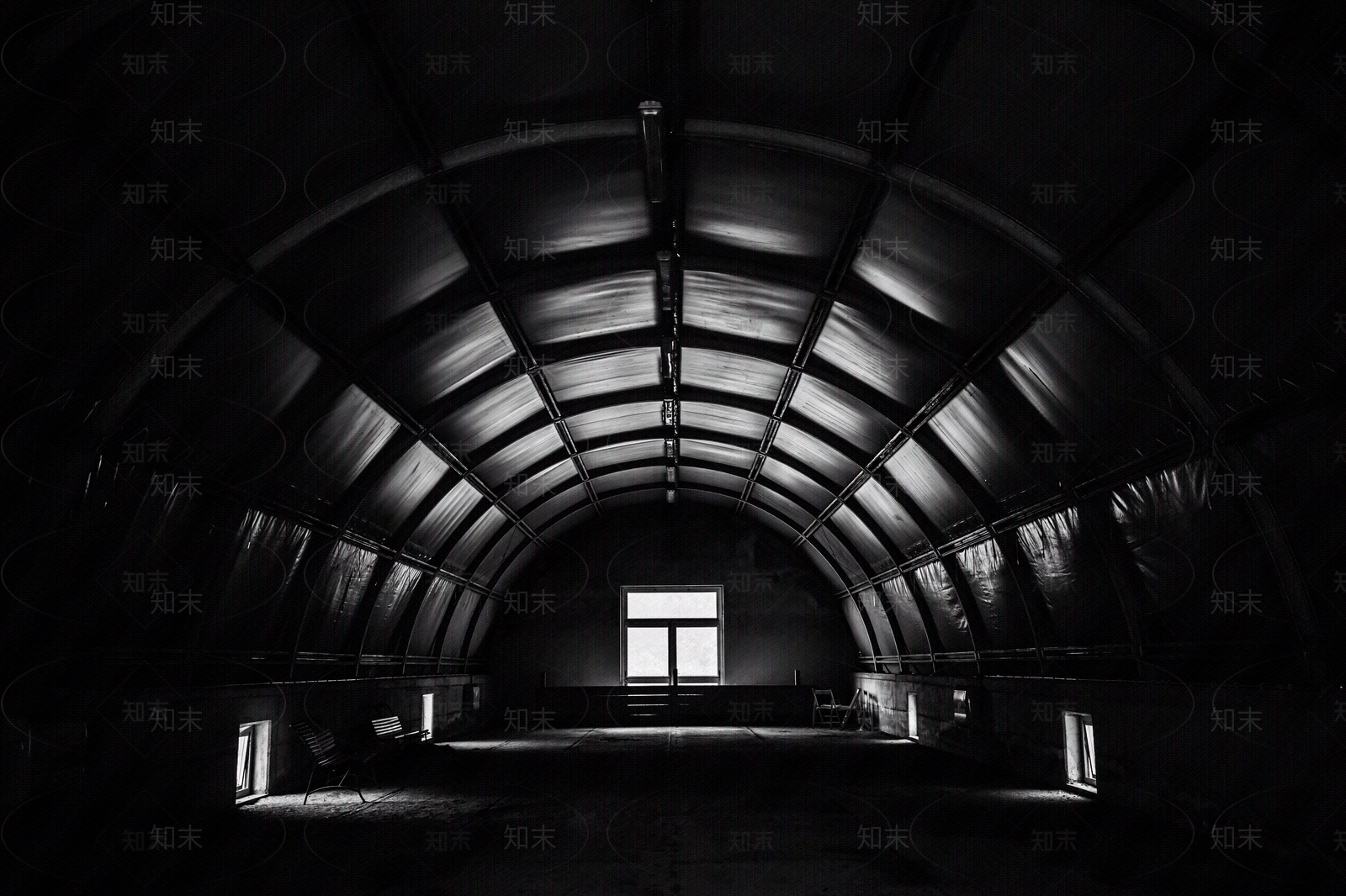 黑白建筑摄影装饰画贴图下载【ID:1139830899】