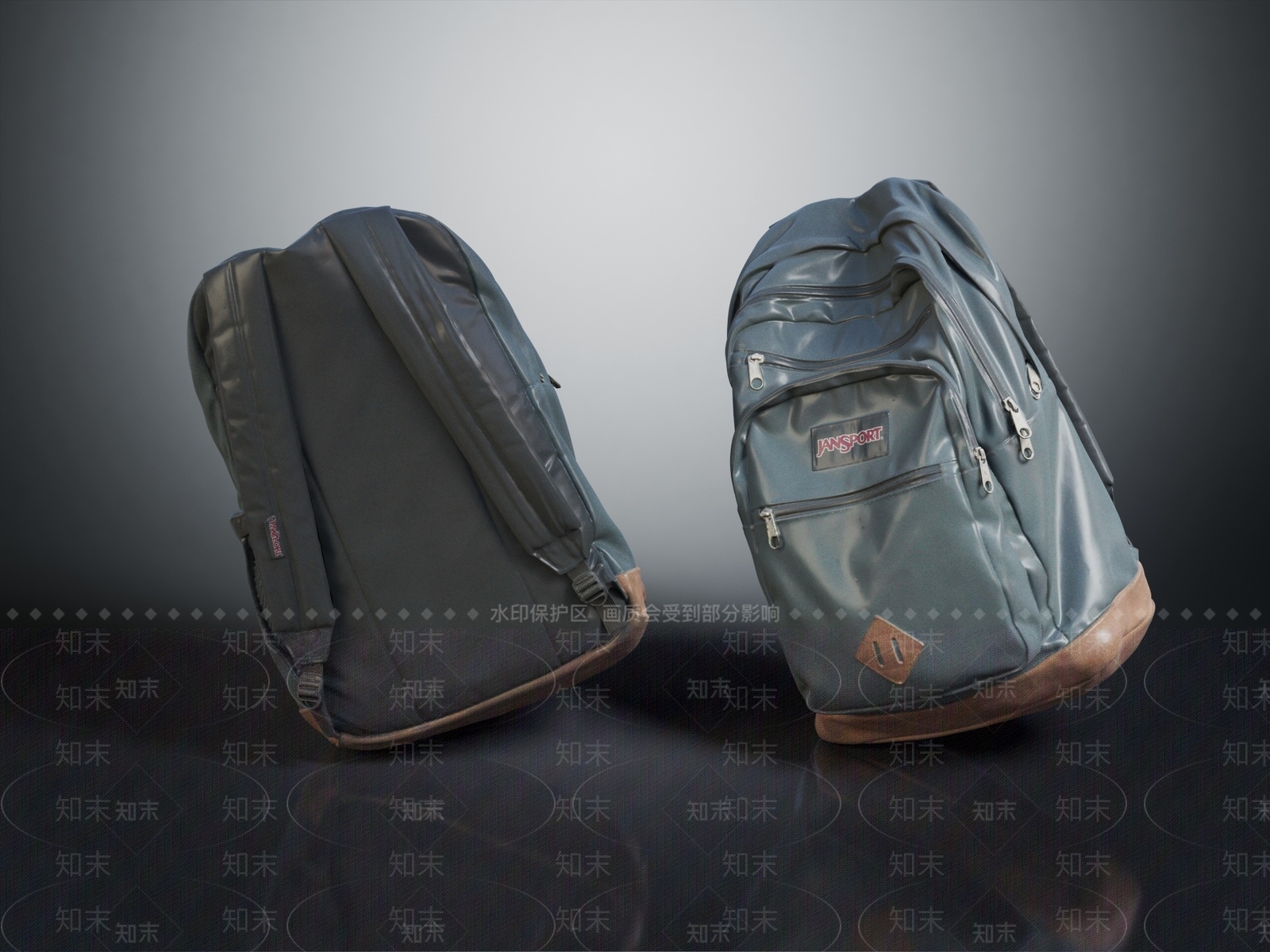 双肩背包3D模型下载【ID:1139833274】