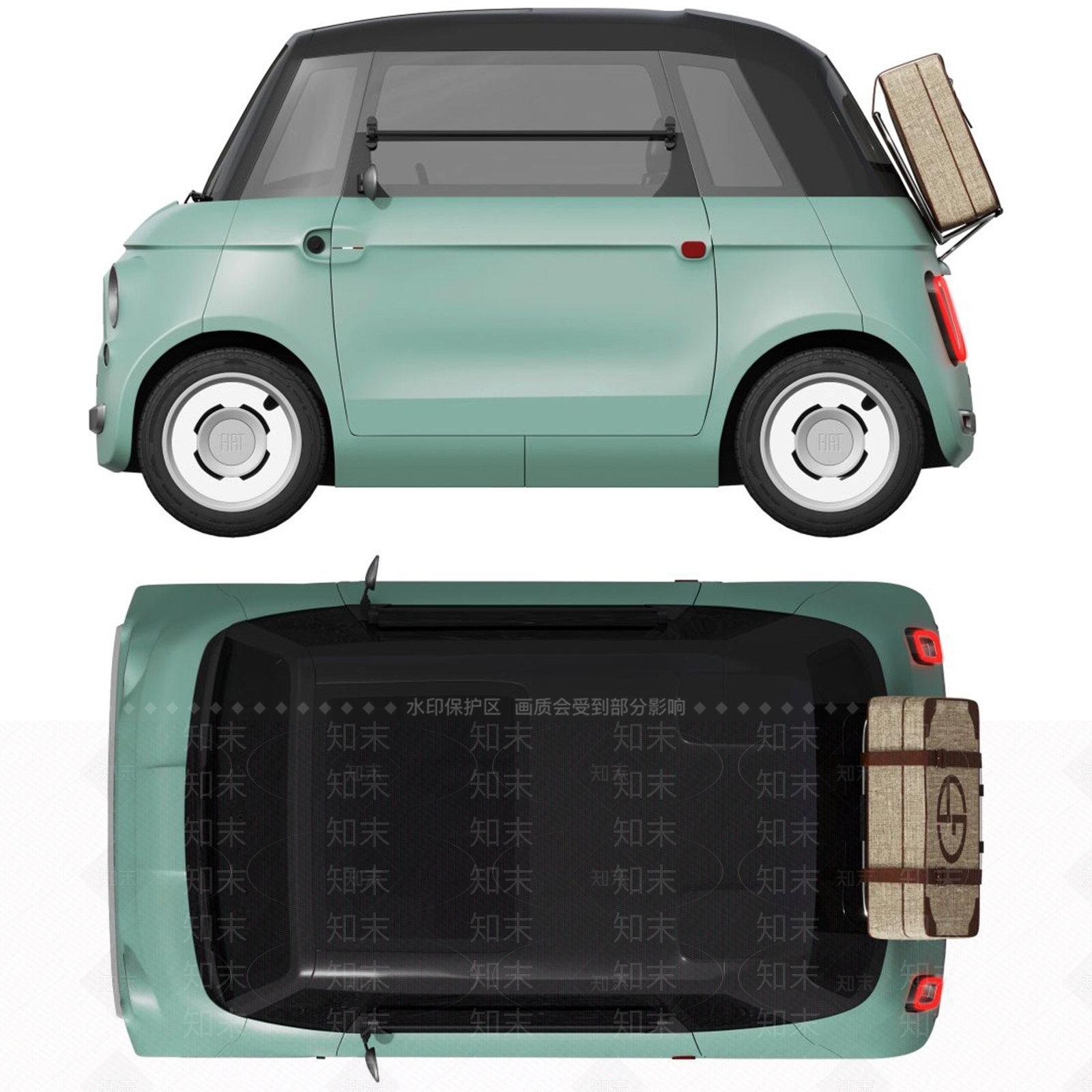 迷你小轿车3D模型下载【ID:1139836628】