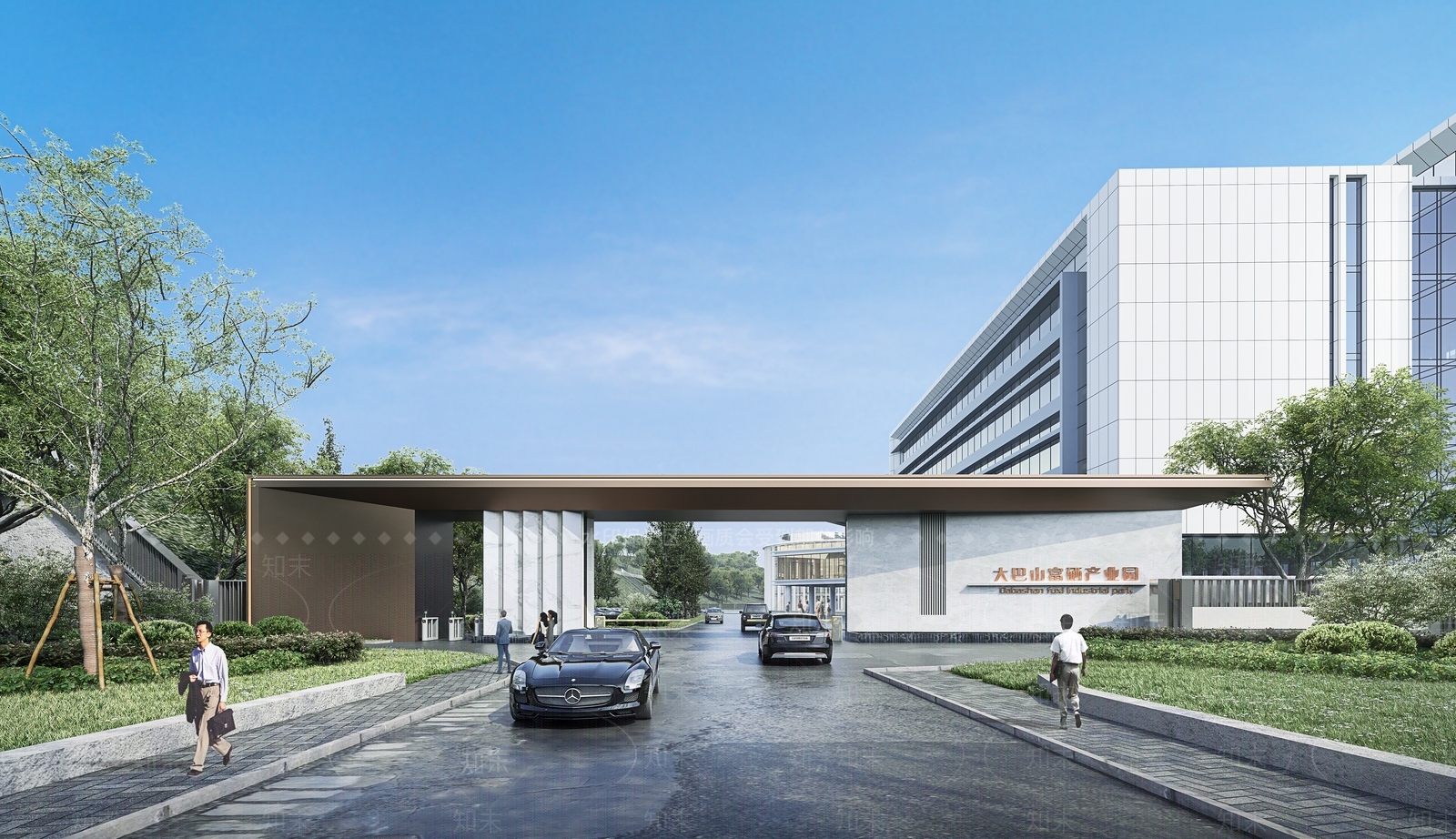 现代风格大门SU模型下载【ID:1139859611】