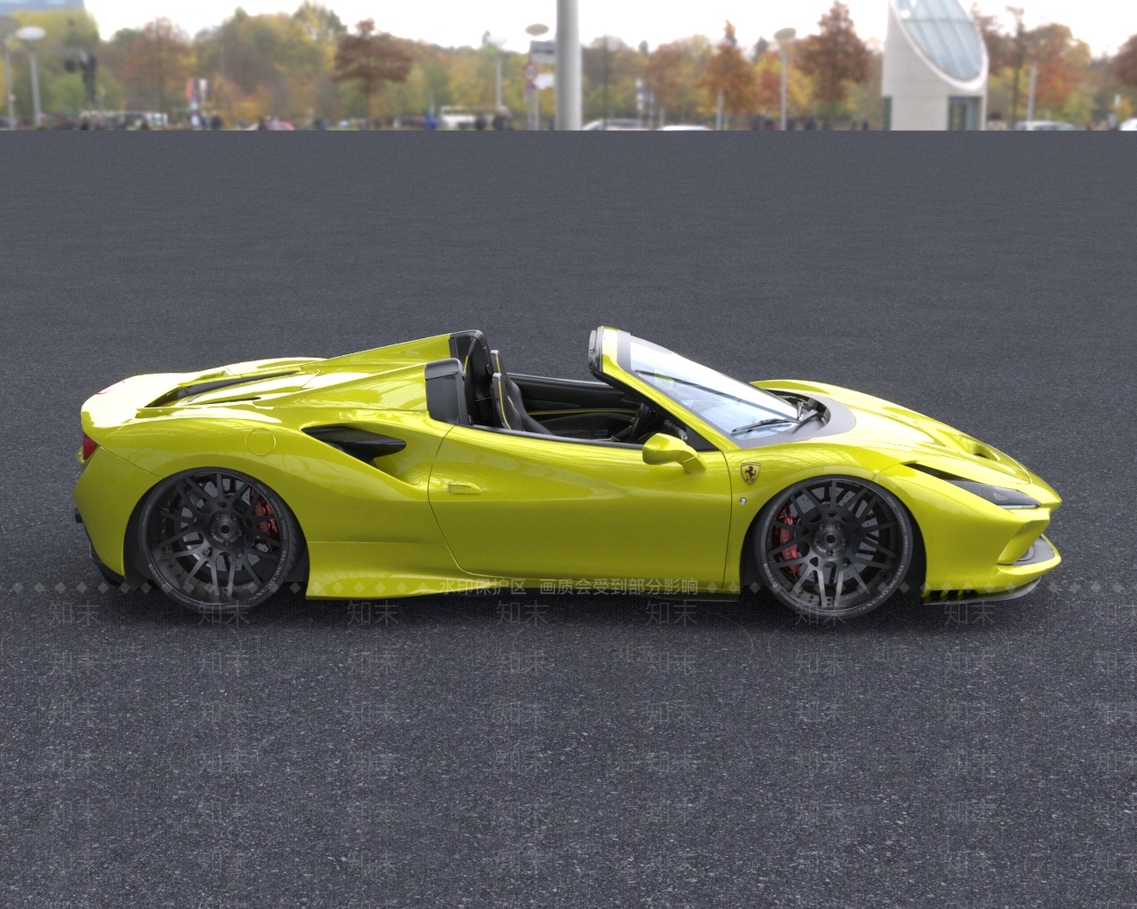 法拉利F8TributoSpider3D模型下载【ID:1139870105】