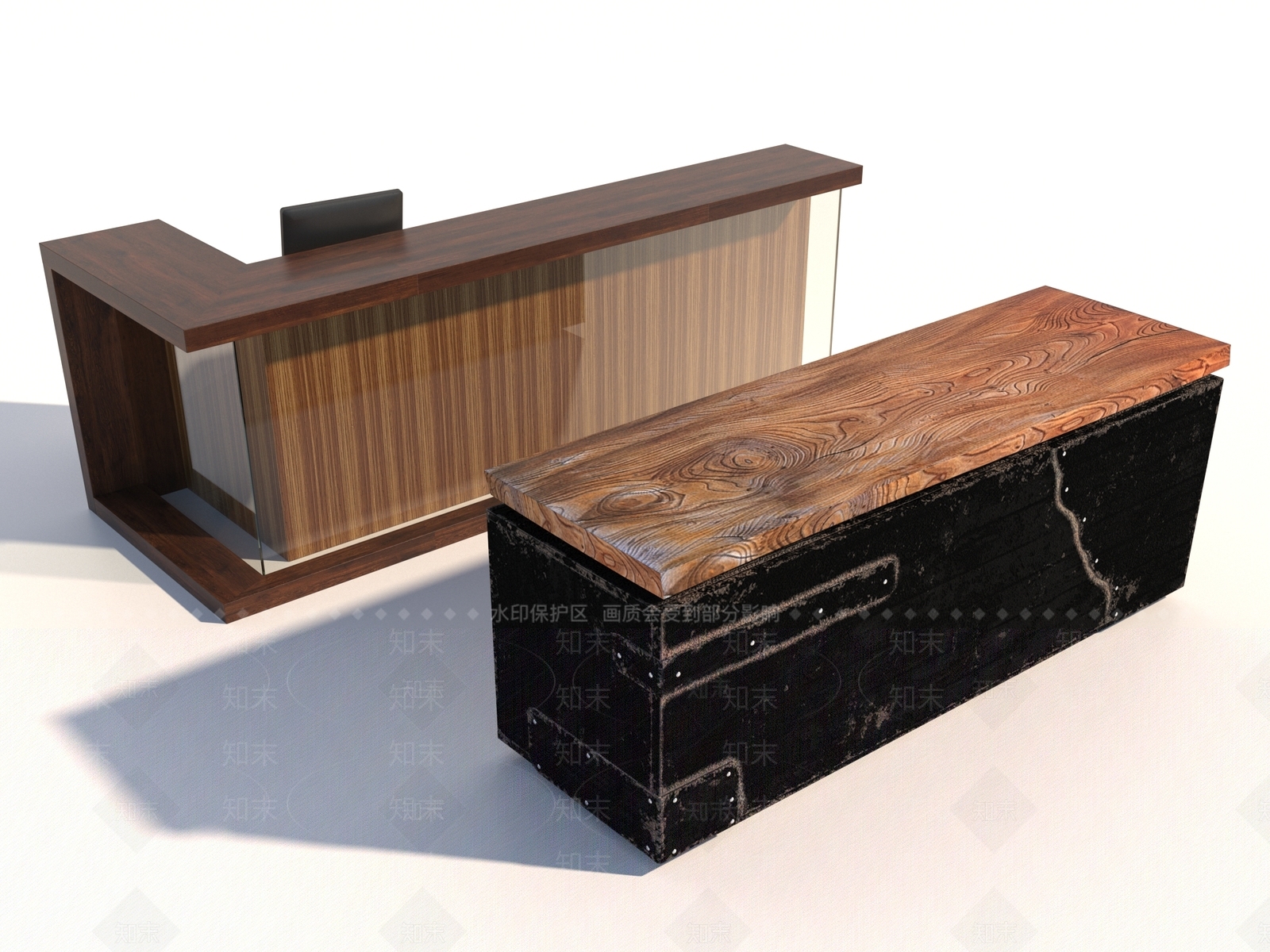 现代吧台3D模型下载【ID:1139881485】