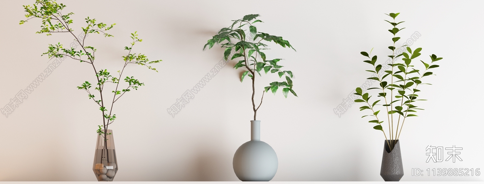 水生植物3D模型下载【ID:1139885216】