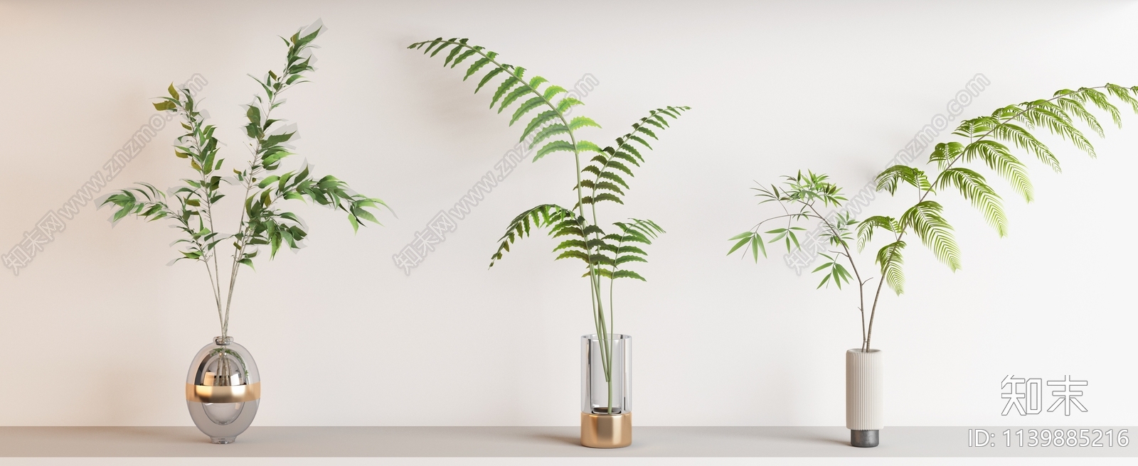 水生植物3D模型下载【ID:1139885216】