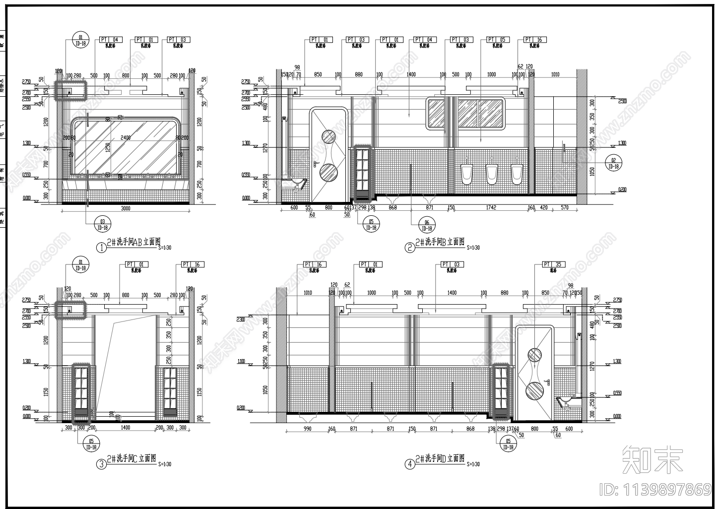 某三层幼儿园装修cad施工图下载【ID:1139897869】