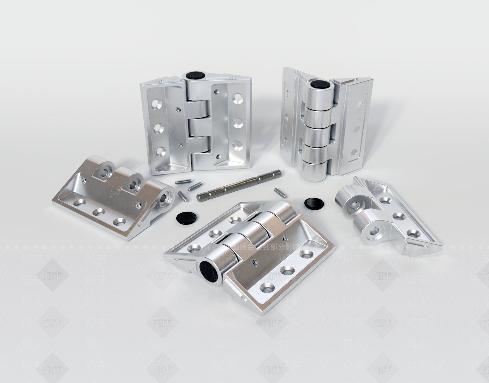 铰链折页合页五金件3D模型下载【ID:1139898397】