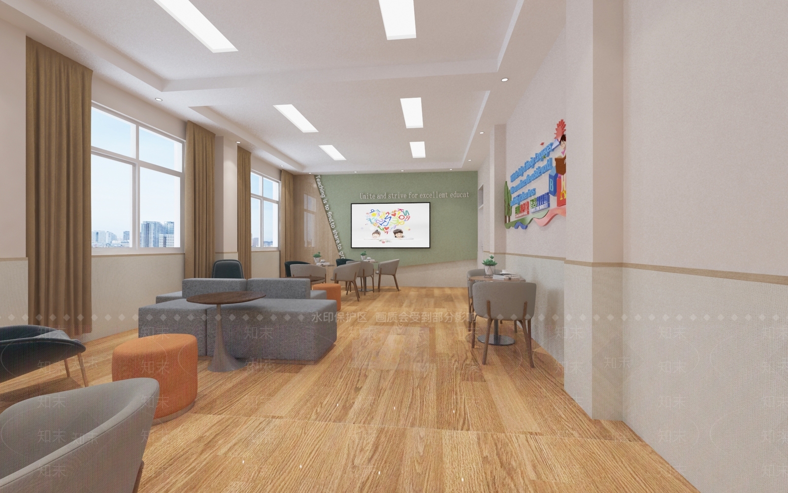 现代英语教研室3D模型下载【ID:1139901431】
